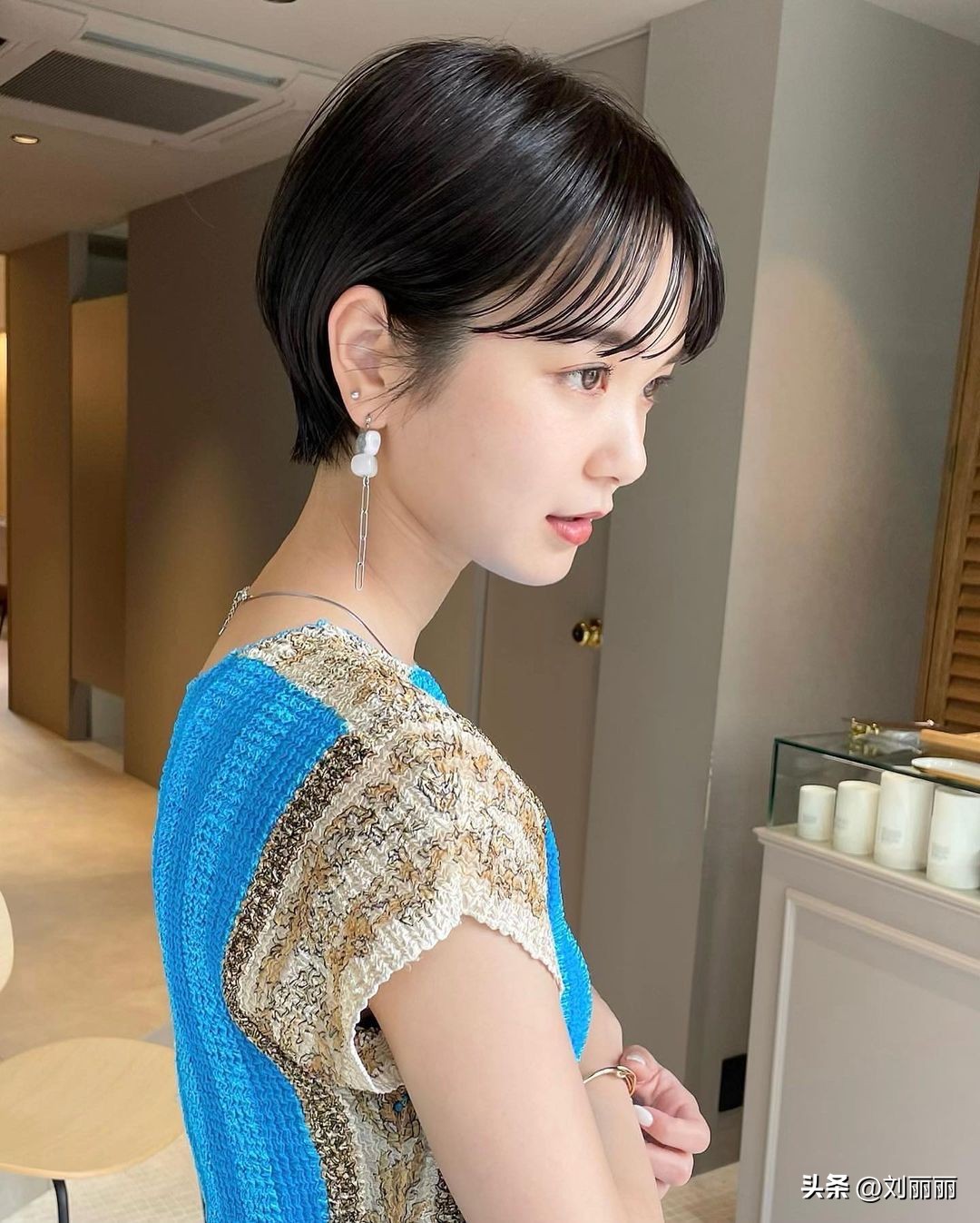 流行大波浪头发型图片大全,女发型师适合的波波头发型