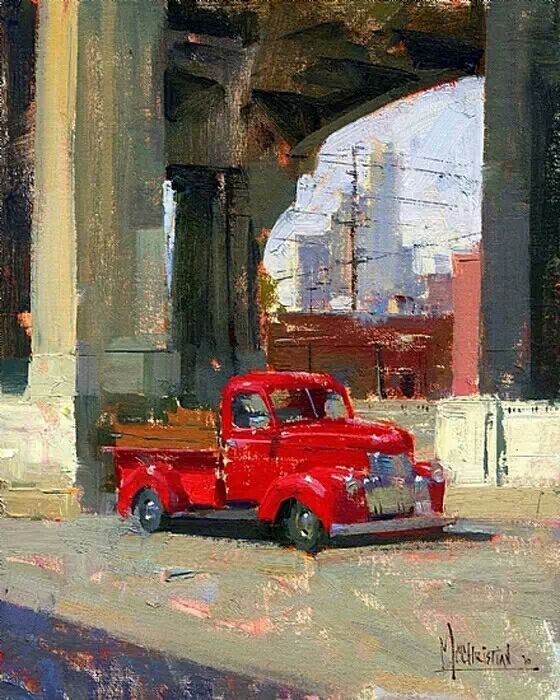 美国画家delbertgish油画作品欣赏,美国现代印象派女画家