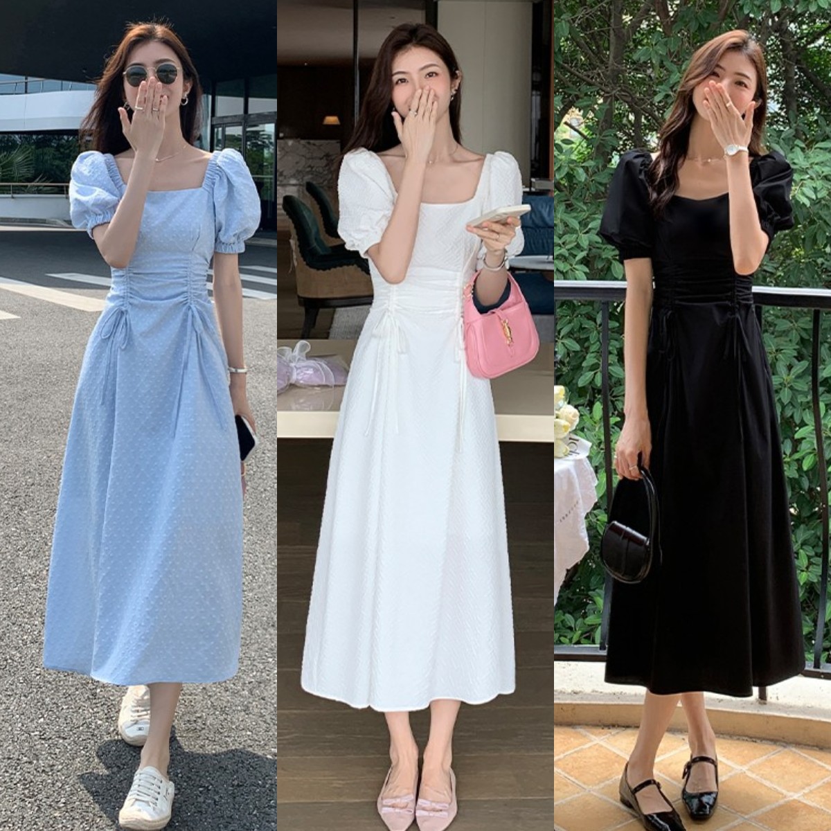 什么鞋子搭配连衣裙不累脚还好看,夏季藏蓝色连衣裙搭配什么鞋好看