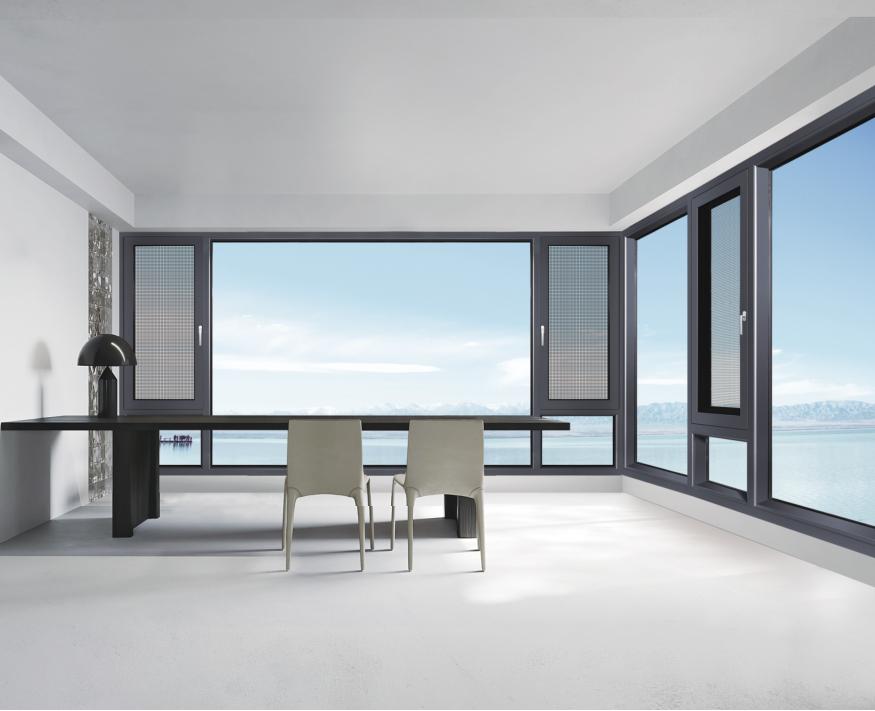 隔音隔热窗纱一体门窗,108窗纱一体断桥铝门窗价格是多少