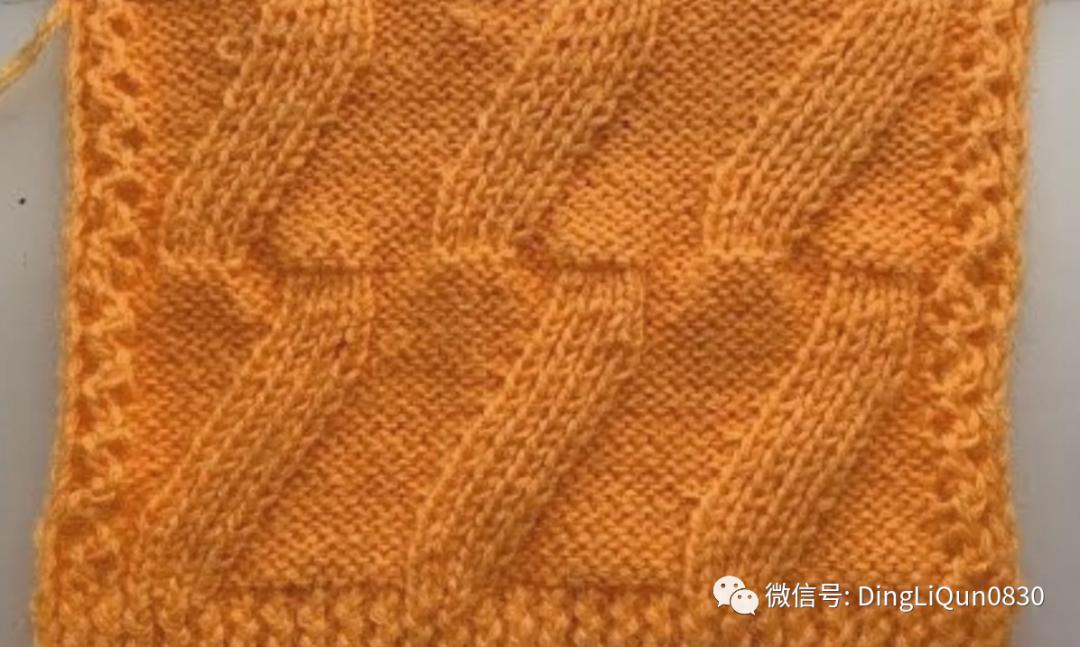 500个毛衣花样完整大平针版,毛衣华夫针花型图案大全