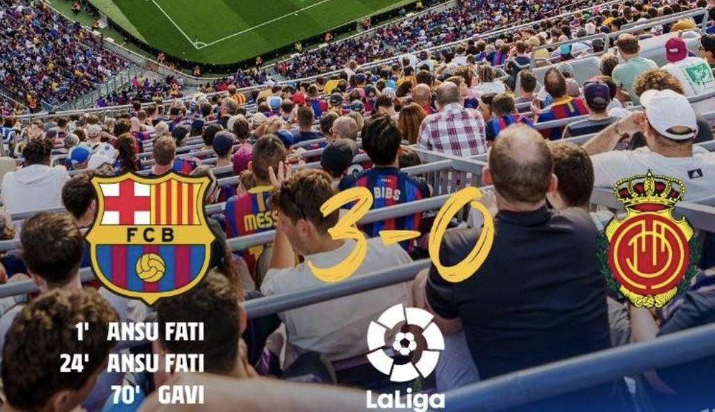 巴萨4-0大胜马洛卡视频,英超中的人情世故