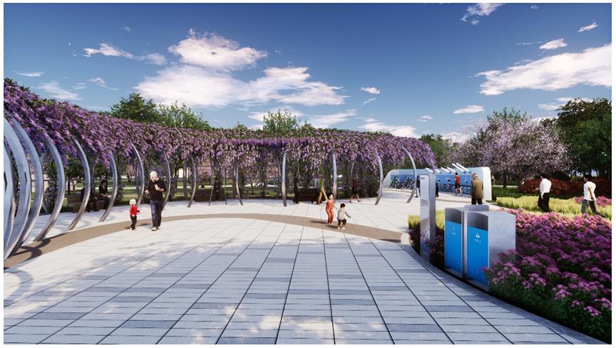 污水处理湿地公园,污水处理厂生态主题公园