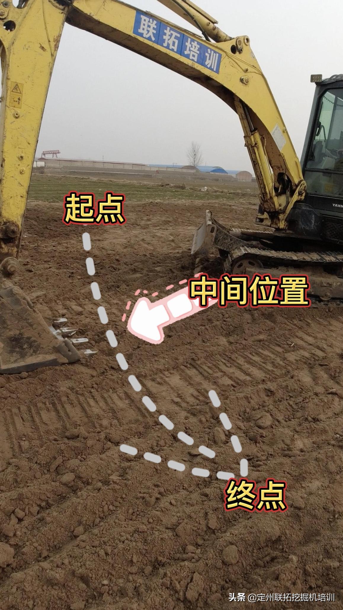 挖机在坡上怎么撑地转弯,挖挖机小知识