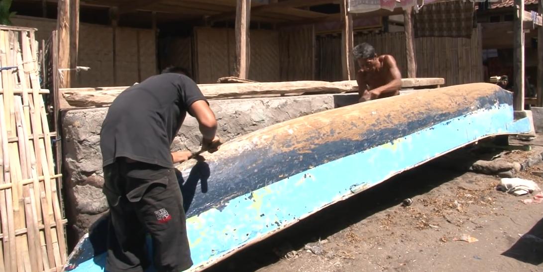 渔民捕获虎鲨,真实渔民钓到的虎鲨