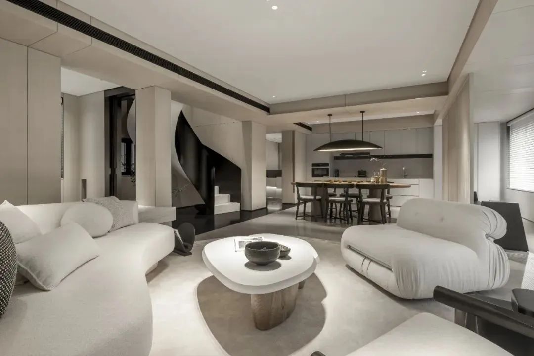 意式极简叠墅轻奢高级感,现代极简主义叠墅