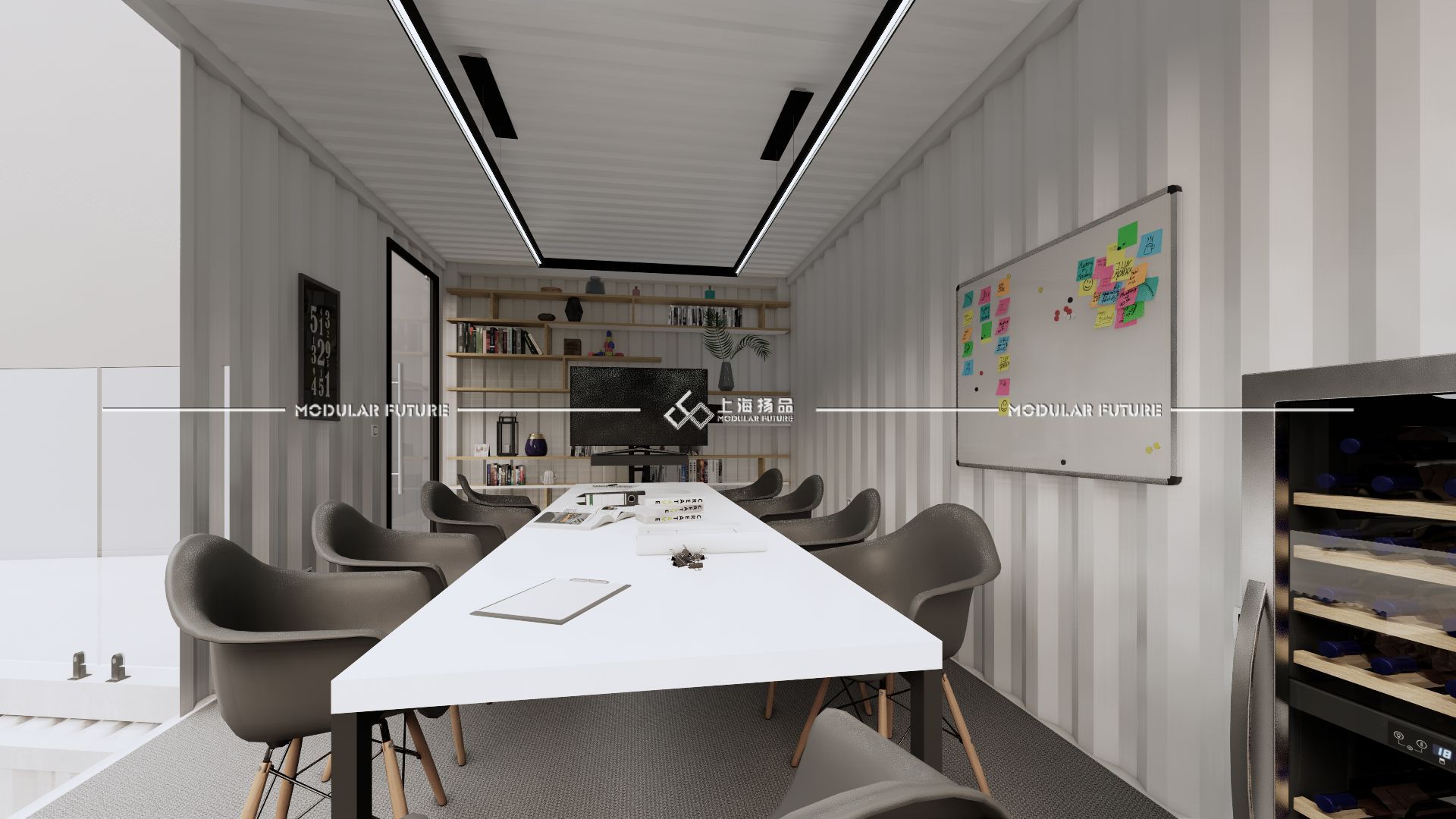 集装箱式办公室设计,阁楼式集装箱办公室