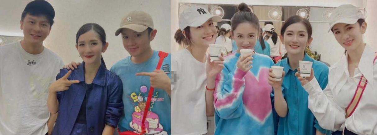 张杰谢娜近期情况,张杰陪谢娜现身