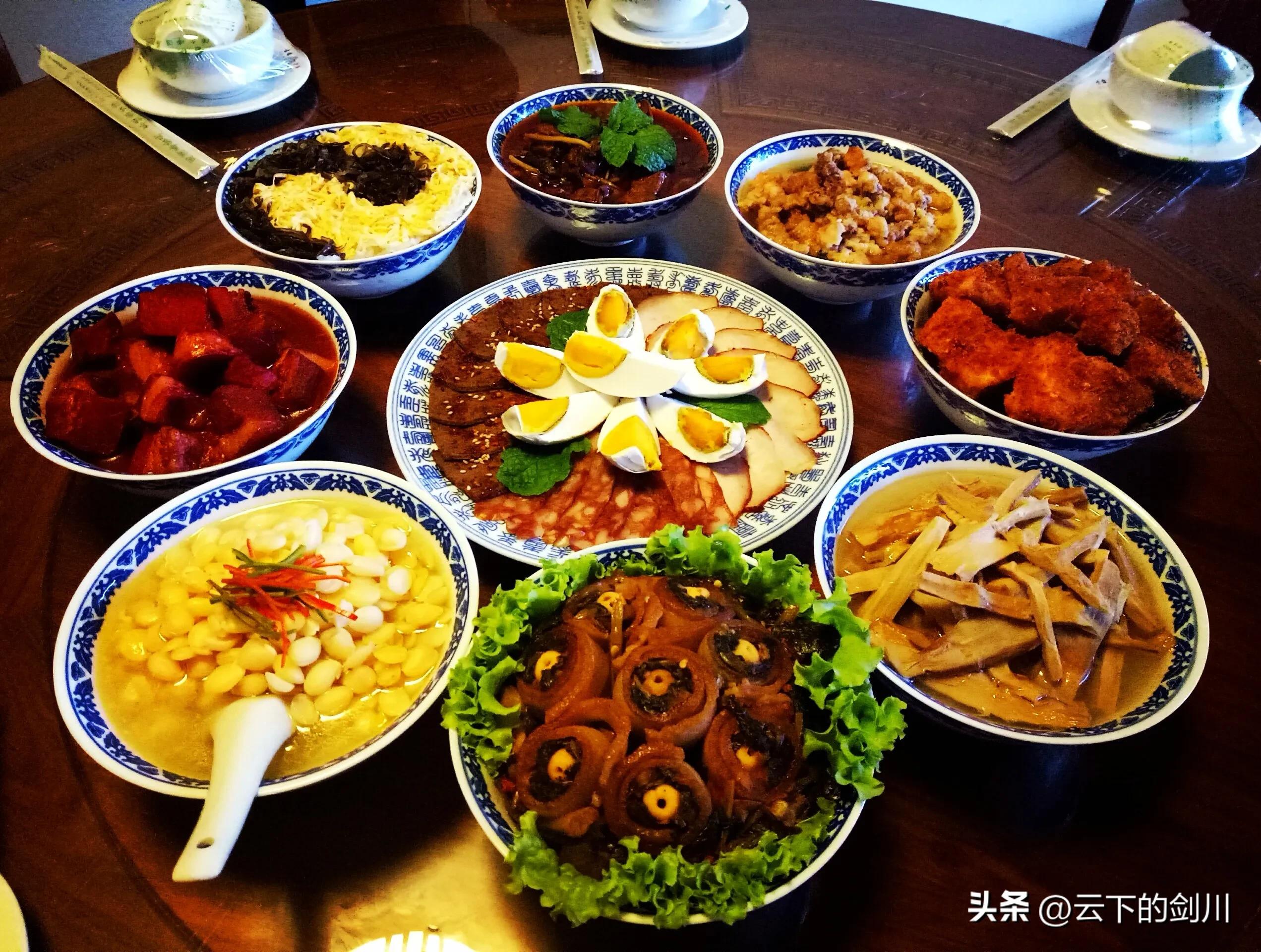 剑川八大碗素菜有哪些,宾川宴席八大碗