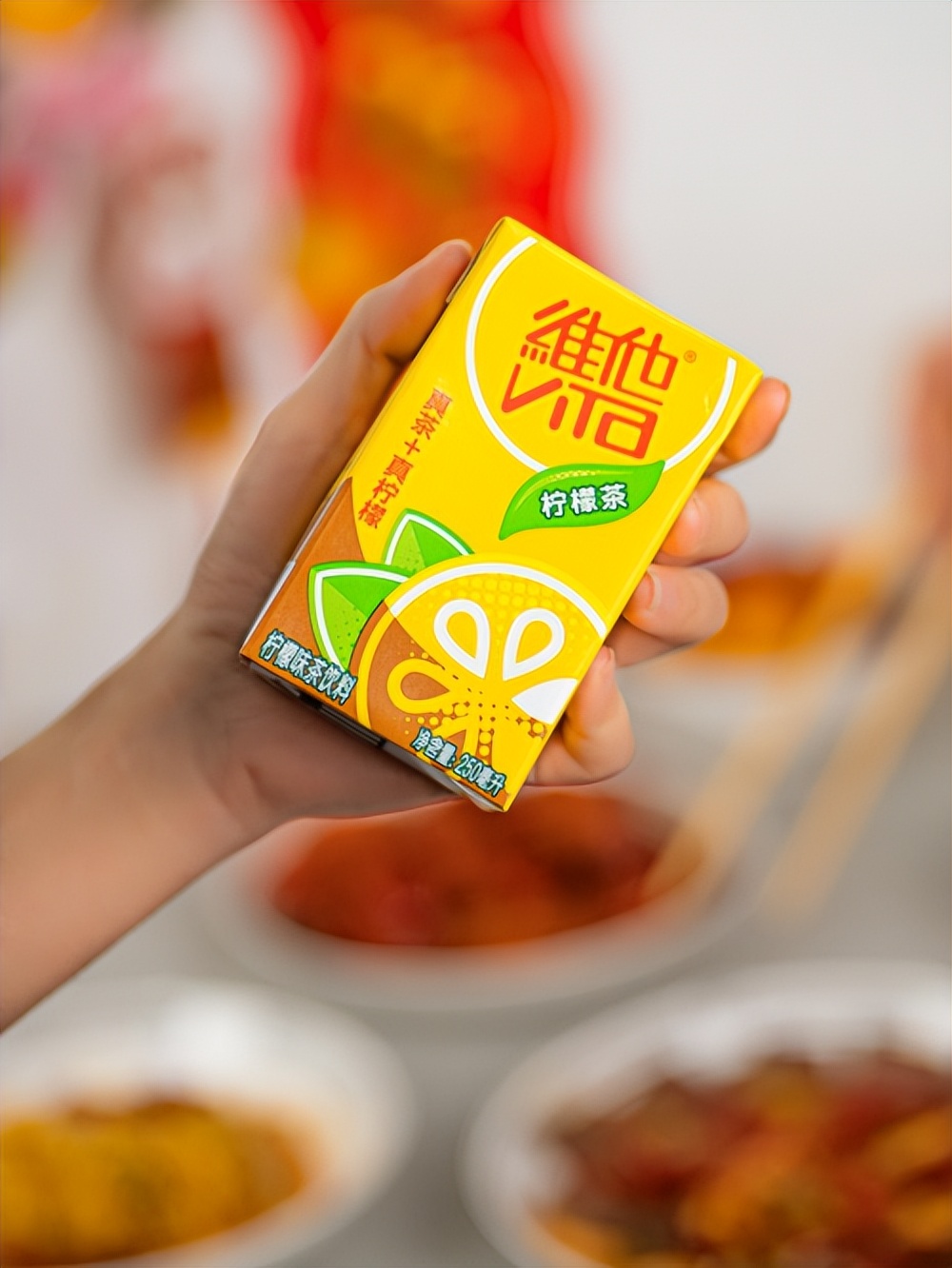 维他奶柠檬茶配烧烤,夏天的味道就是一杯柠檬茶加烧烤