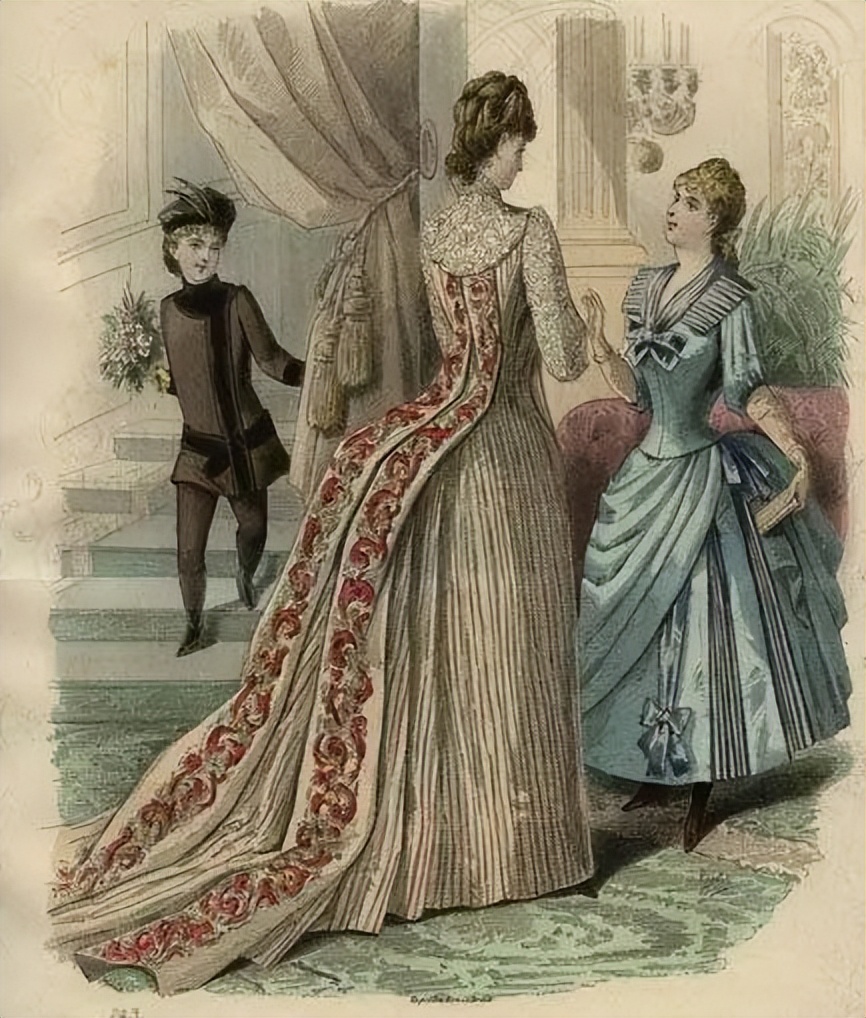 英国16世纪贵族女性衣服的文化,18世纪末期英国服饰