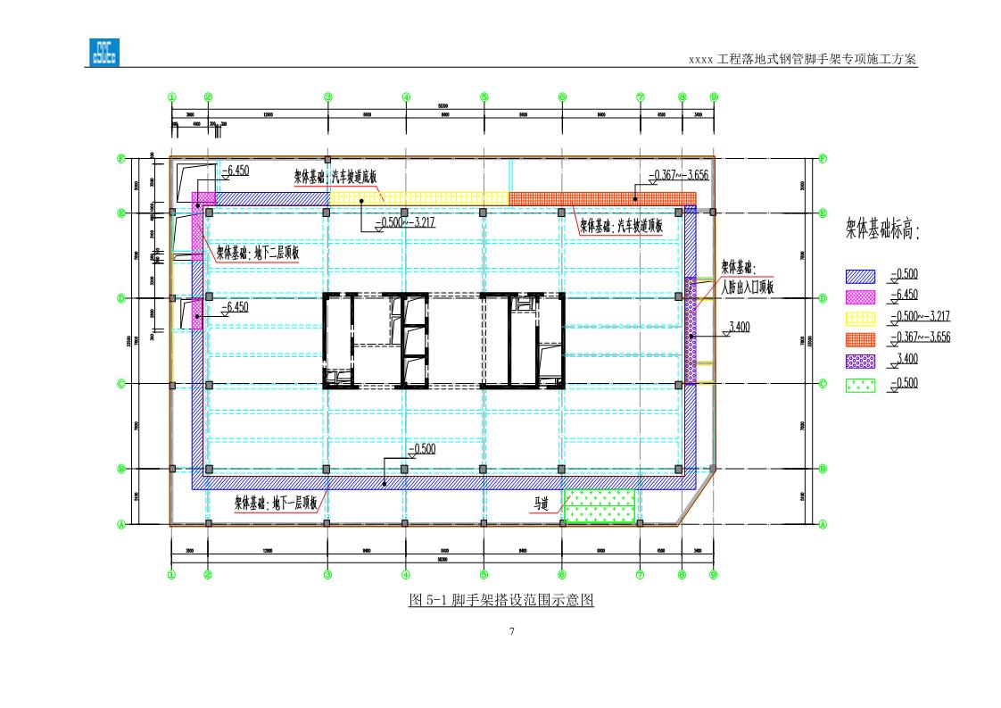 落地式钢管脚手架专项施工方案,搭设高度24米以上落地钢管脚手架