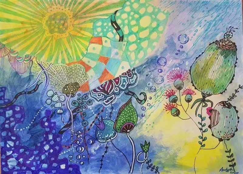 中美艺术作品展,中美书画艺术交流展