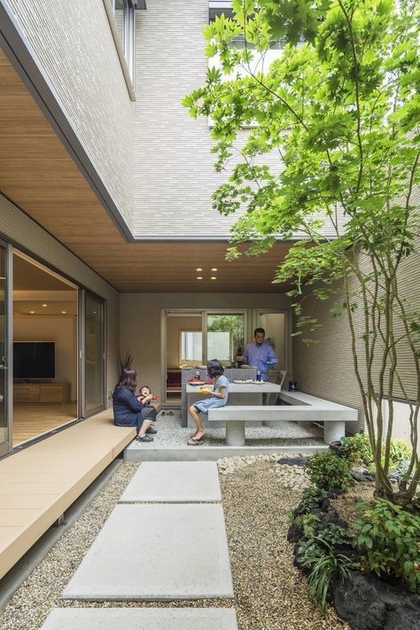 也要学国外打造露天休闲区，白天赏景晚上烧烤party，太惬意