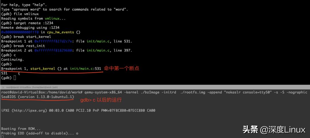 qemu允许gdb调用内核调试脚本,linux如何使用gdb调试