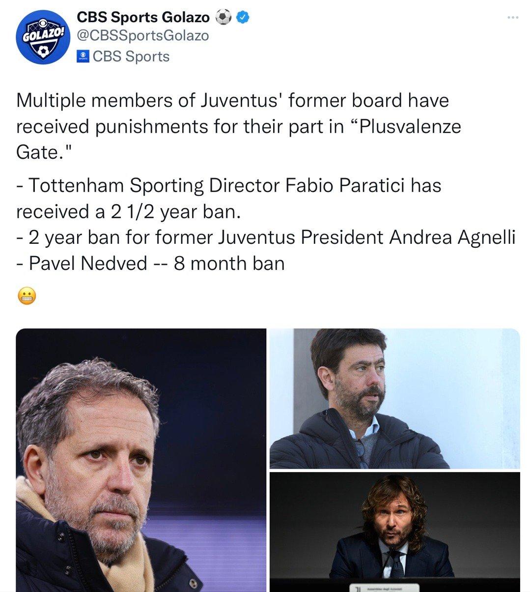 欧足联尤文图斯,欧足联和弗洛伦蒂诺