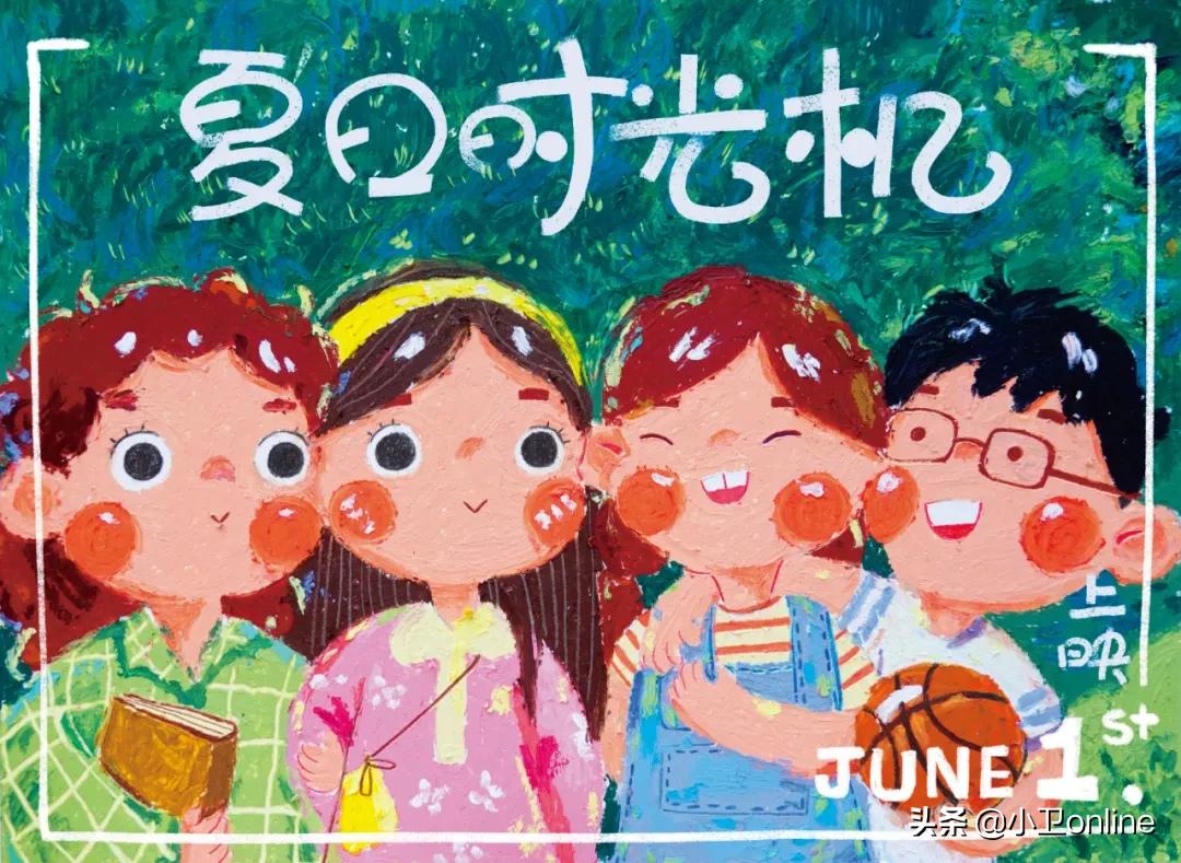 油画棒森系小清新插画教程,油画棒教程简单新手插画