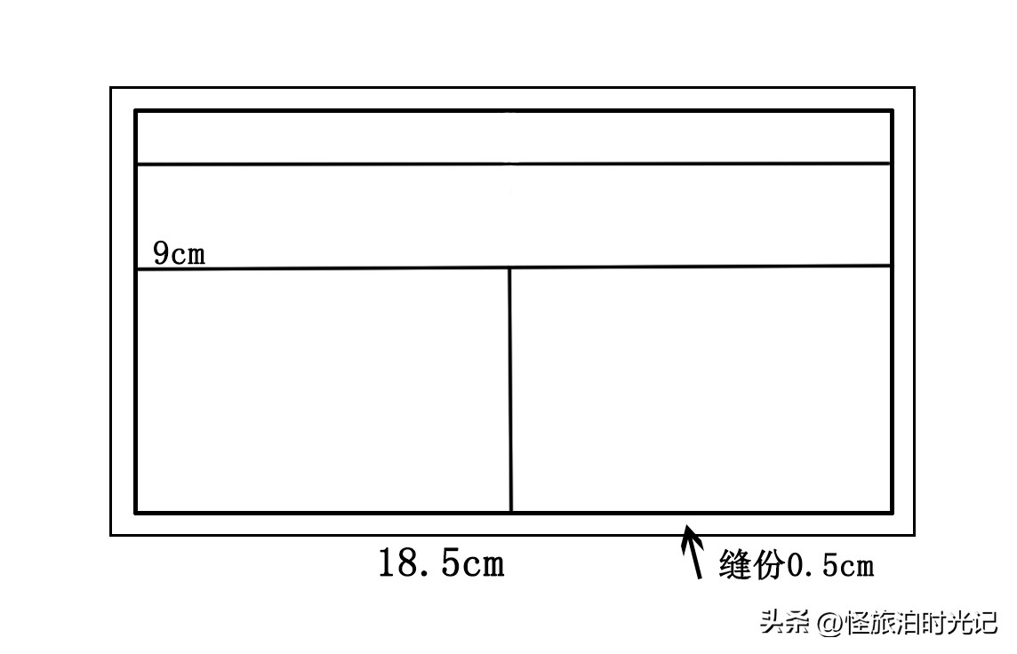 自制多层布艺钱包,自制钱包布艺