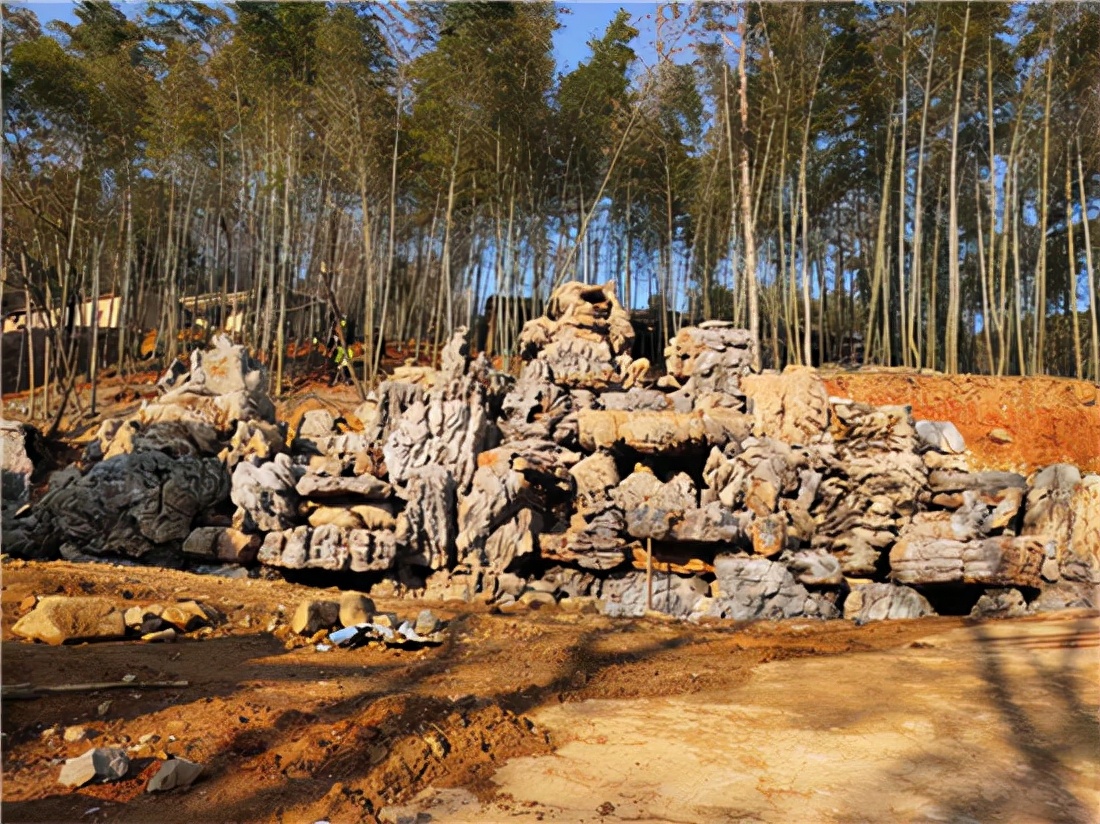 南昌灵璧石假山设计效果图,假山石制作设计推荐