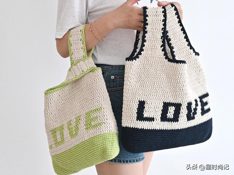 同款包包编织教程,潮范有型的手工编织包包