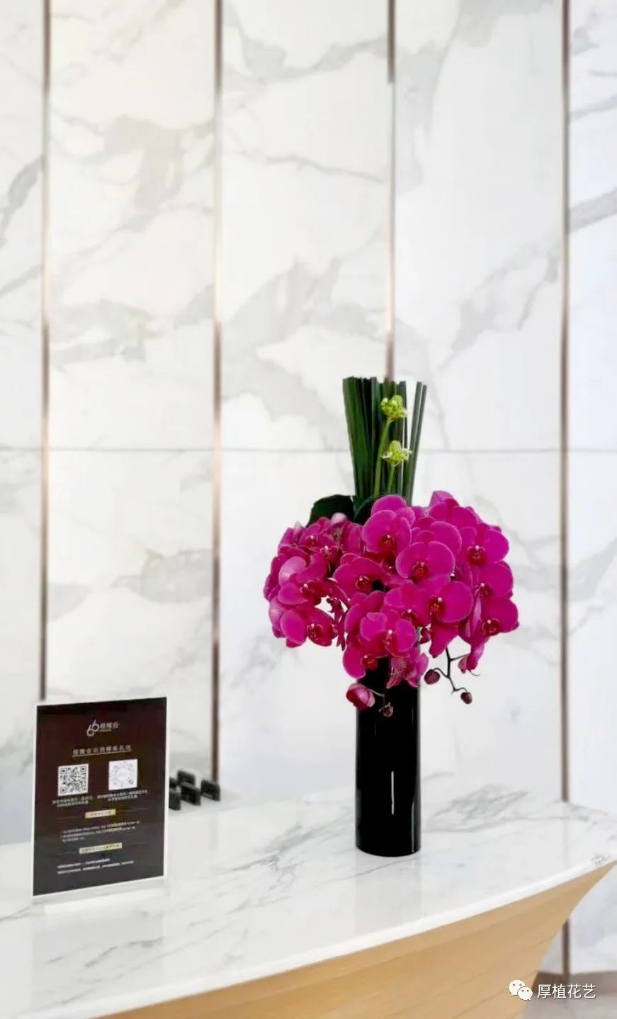 商务前台鲜花,前台花选择