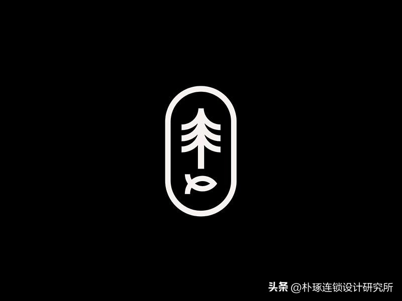 logo鱼设计创意图片欣赏,饭店logo鱼设计图片