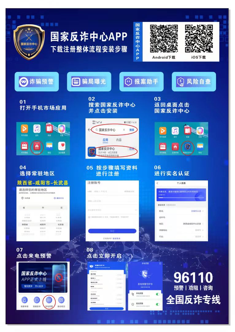 警方提醒电信诈骗的十条提示,长武县最近抓的电信诈骗