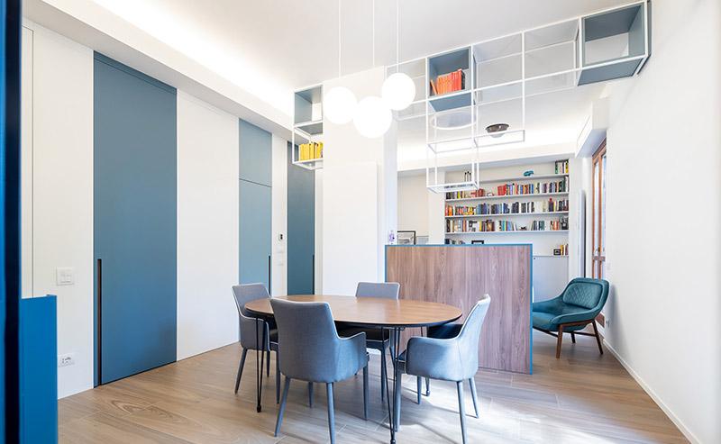 全屋玻璃柜子,最简单的玻璃隔断加柜子