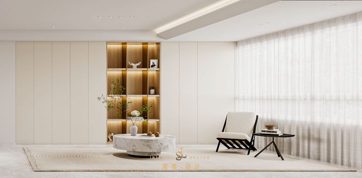 安排个书架墙，是家里最好的不动产，如此看来，完全没必要空间房