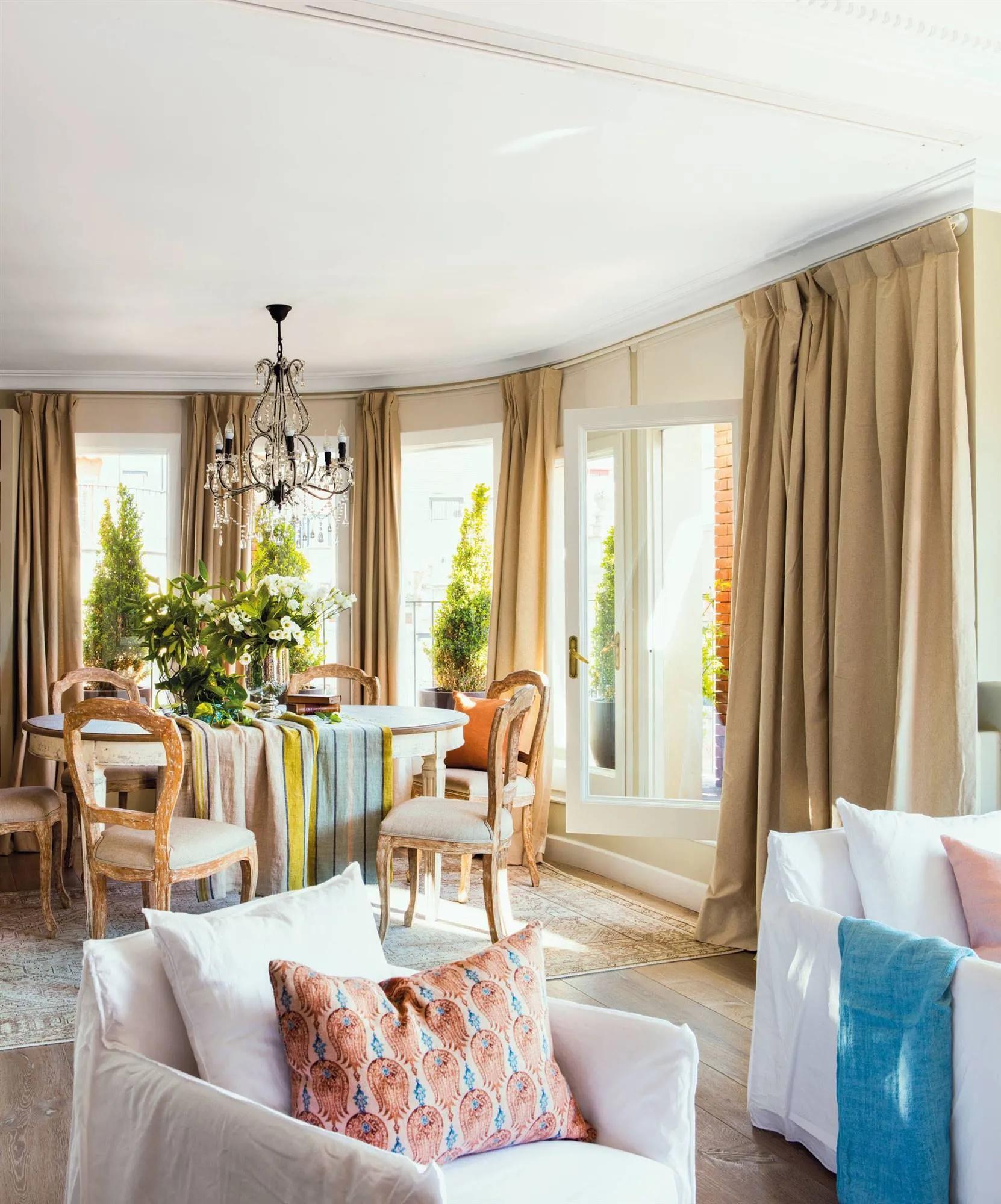 窗帘的可选元素,窗帘从外向内看效果