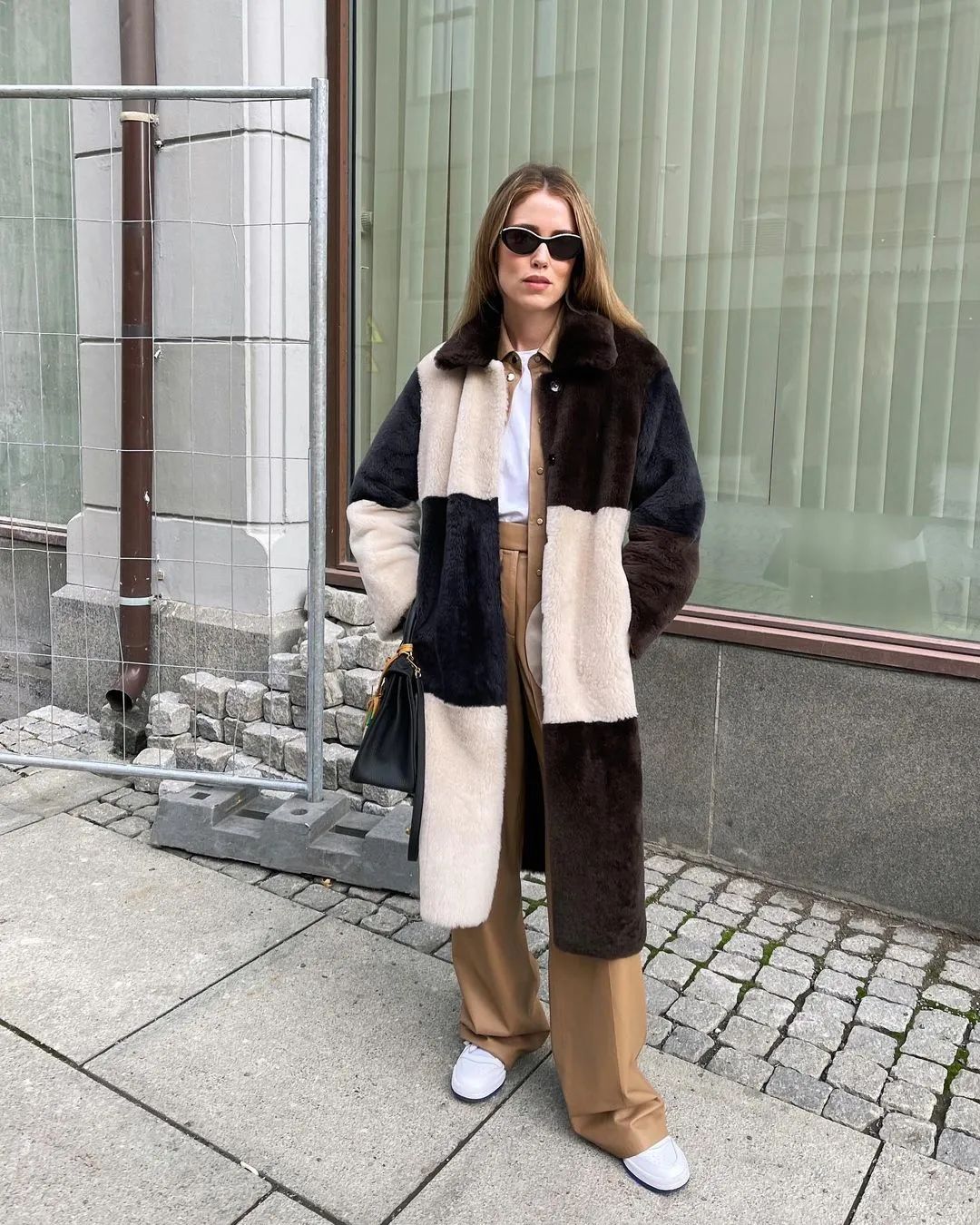 中长款羊羔毛外套怎么穿好看,冬天穿羊羔毛外套