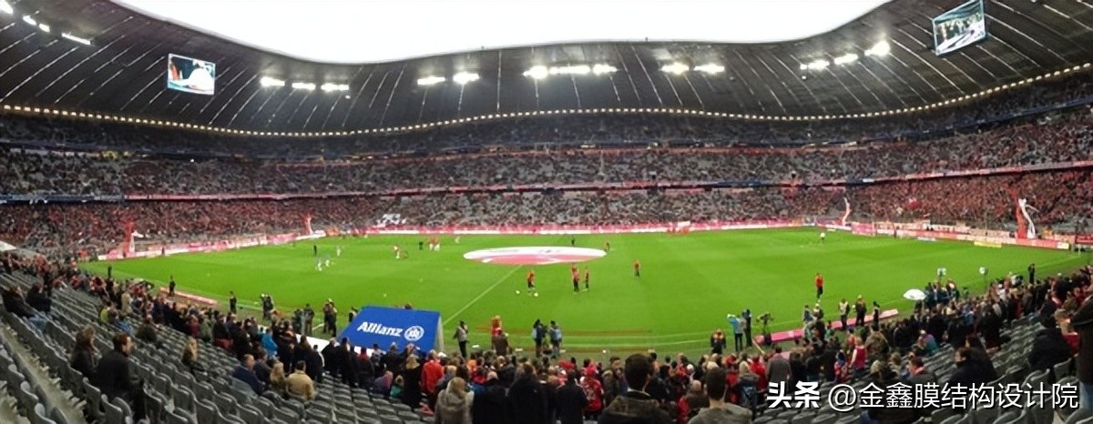 膜结构建筑百科|第002集：没有跑道的球场——慕尼黑安联球场