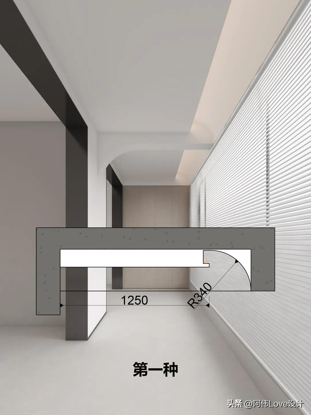 客厅带大阳台双阳台怎么设计,客厅阳台梁吊顶效果图