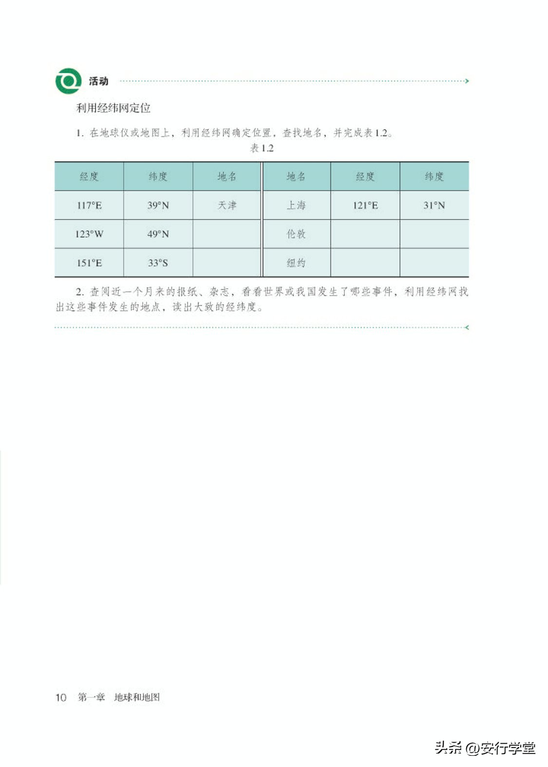 乐乐课堂初中地理七年级上册,初中地理七年级上册全套视频课程