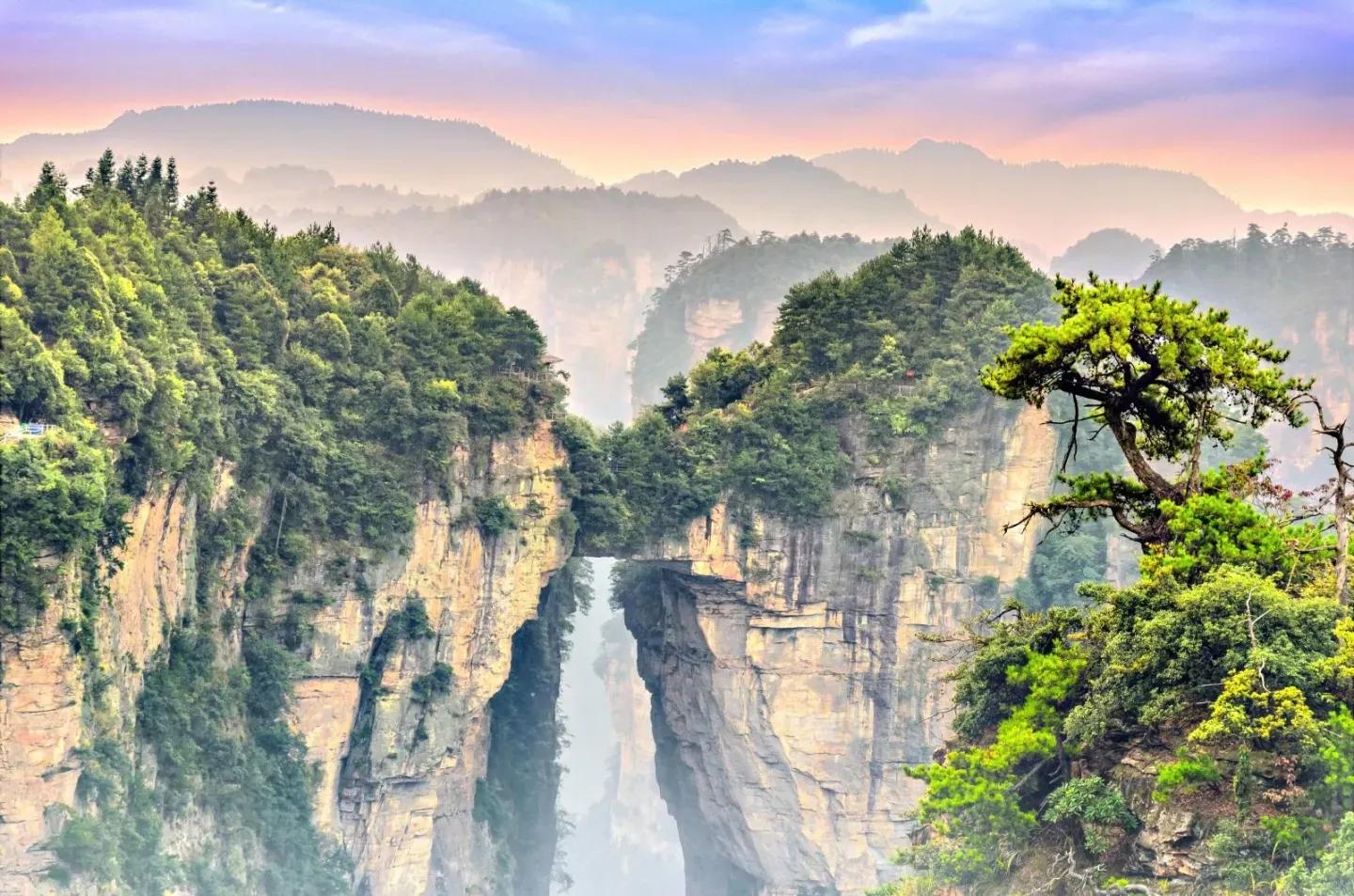仙境张家界惊艳全世界,张家界的峰林峡谷仙境