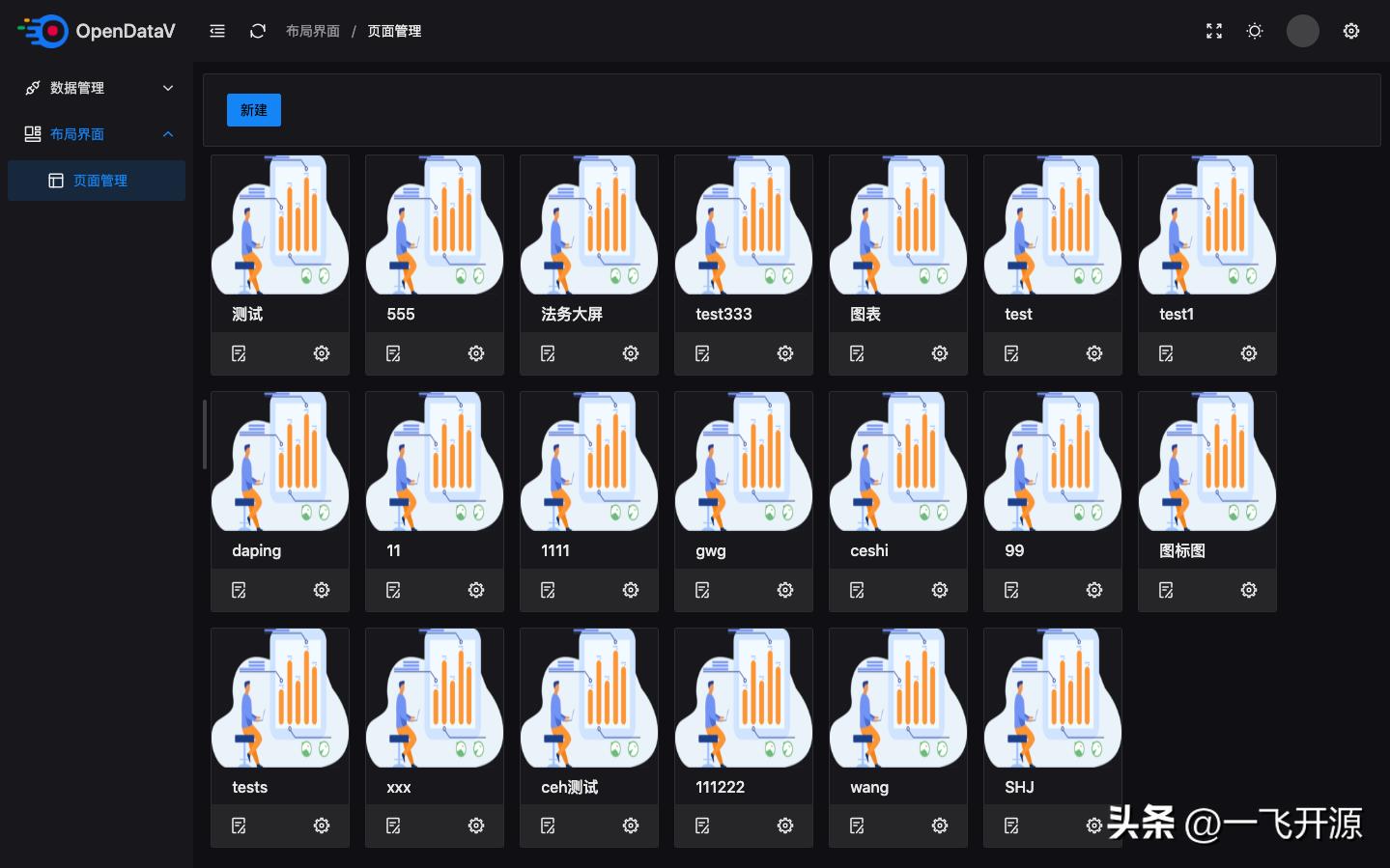 开源数据可视化前端,免费开源的拖拽式低代码可视化