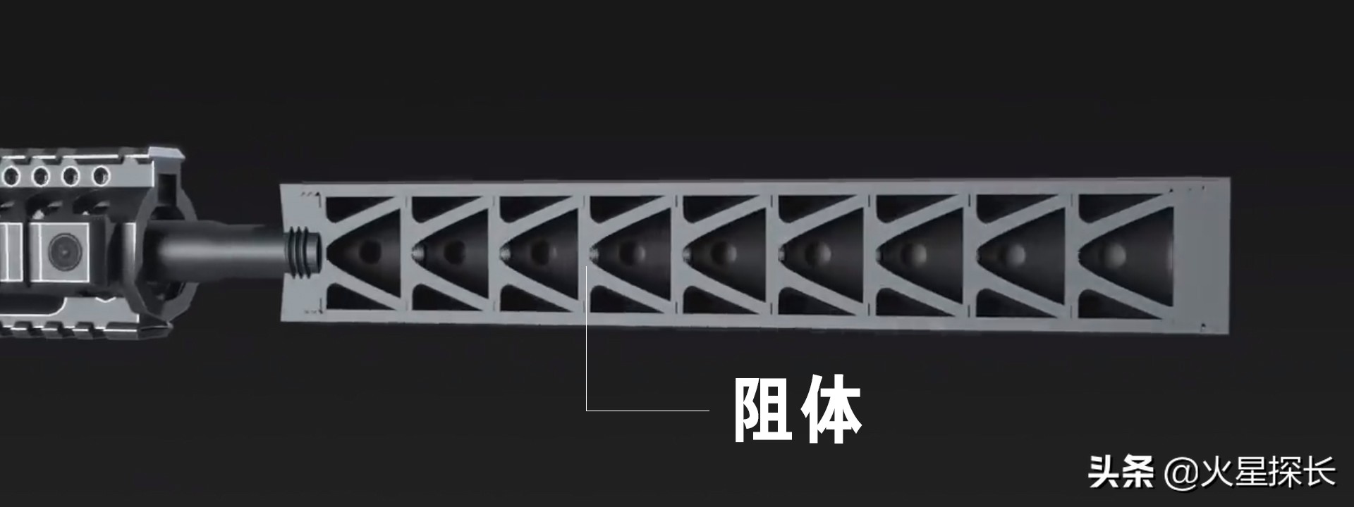 不同枪械加装消音器的声音,消音器与枪管连接原理