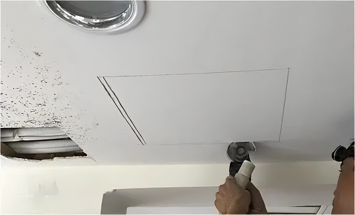 天花孔开大怎么解决,天花板开错孔补洞方法