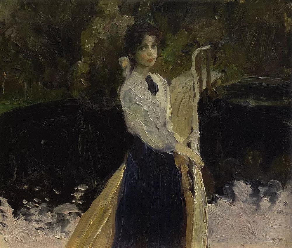 罗中立何多苓油画欣赏,何多苓人物油画教学视频