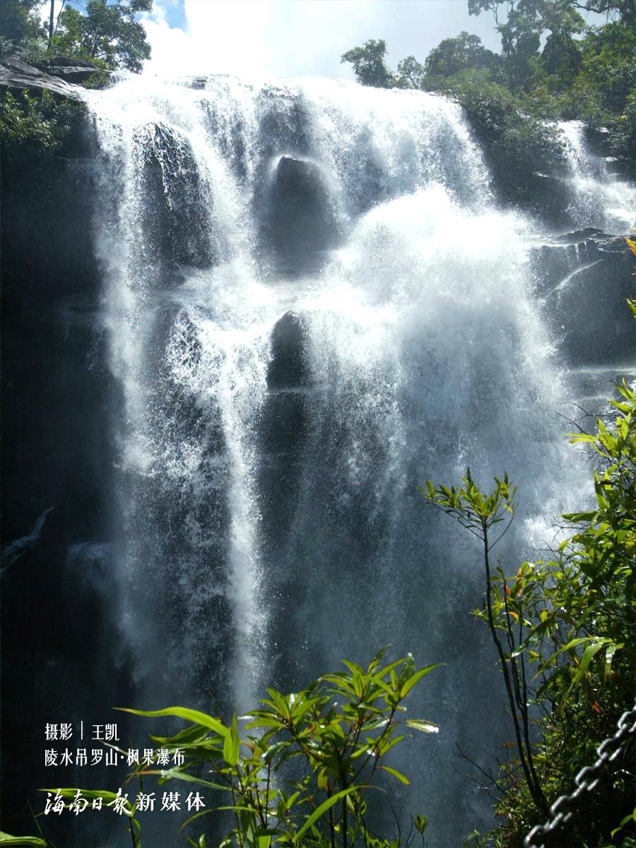 海南有哪些瀑布景区,海南白沙罗帅村瀑布