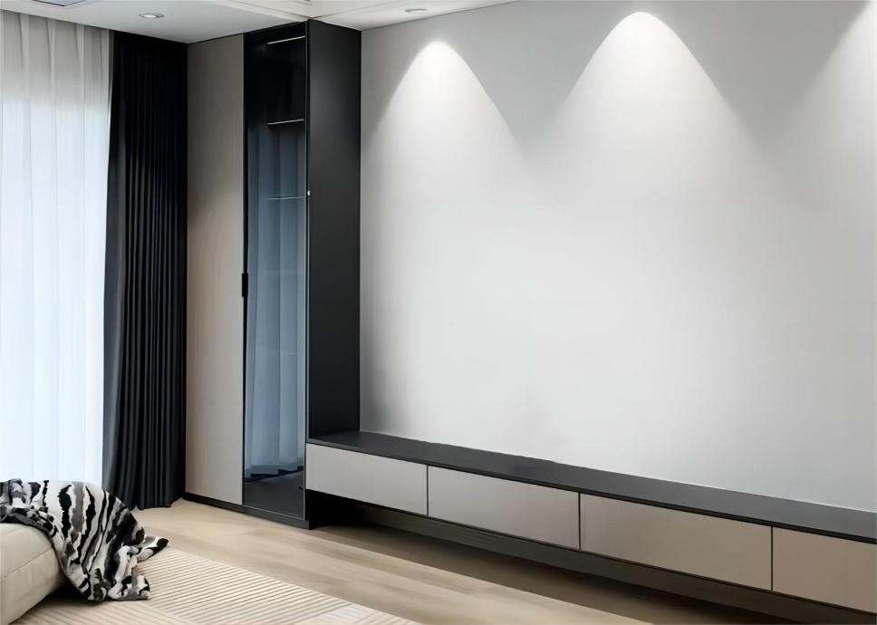 现代简约电视柜怎么选实用,电视机挂墙上时电视柜如何选