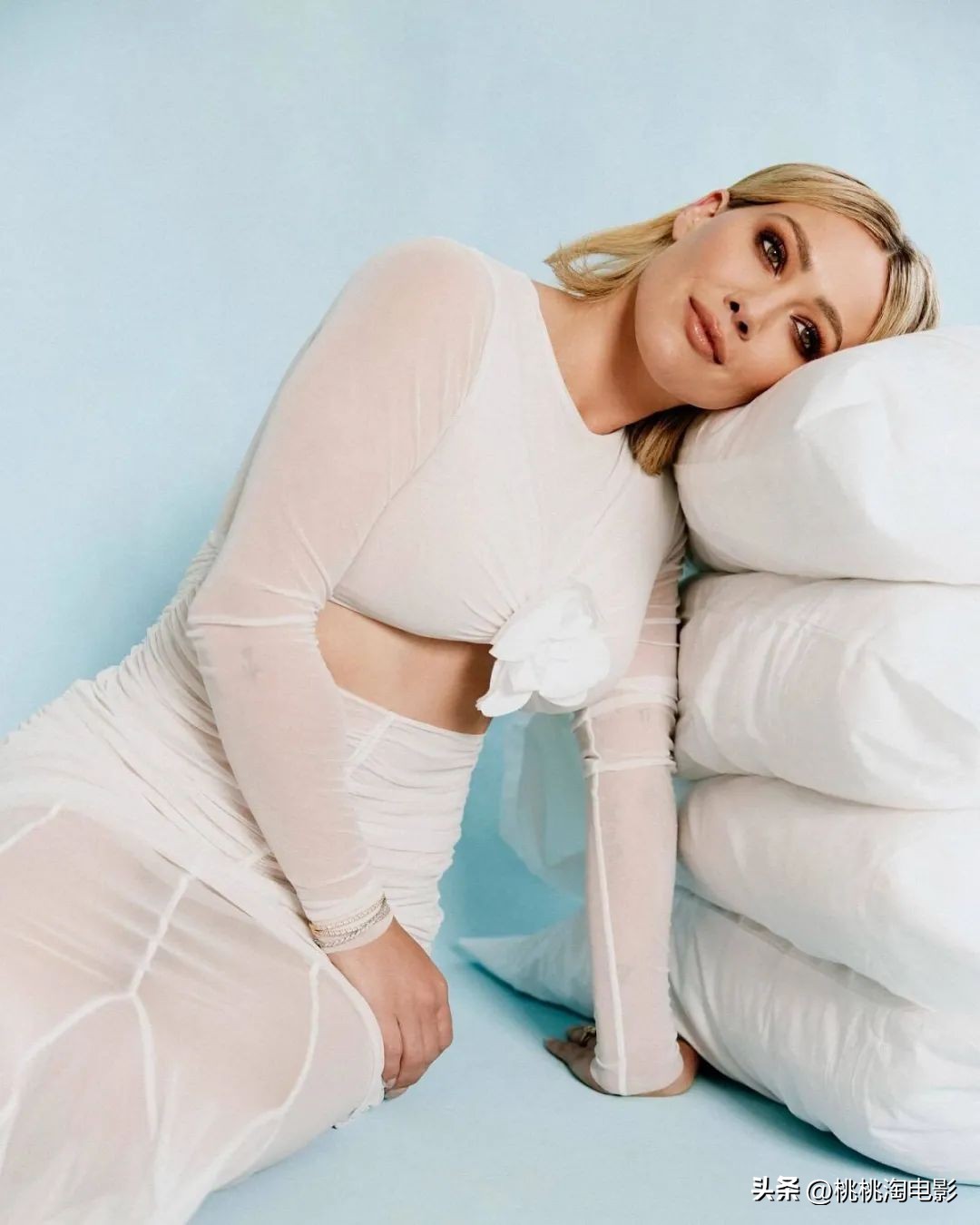 希拉里达芙最新街拍照,希拉里达芙个人写真