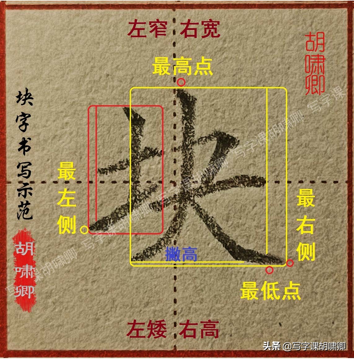 练字的时候，牢记七条“黄金规律”一旦掌握，你的字会越练越漂亮
