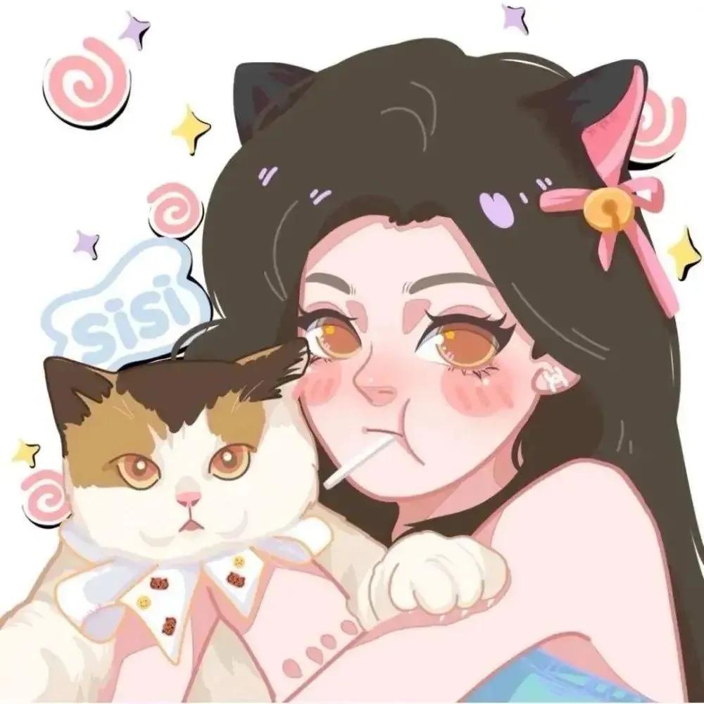 仙气三人闺蜜头像共三张连在一起,可以和闺蜜对象一起用的头像三人