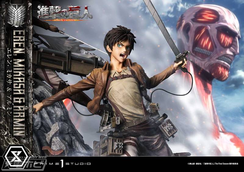 进击的巨人艾伦最终季手办,《进击的巨人》始祖艾伦手办