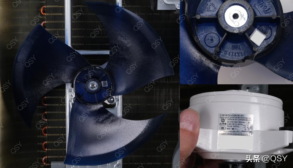 美的空调风酷拆解图,美的柜机kfr51lw风轮拆卸视频