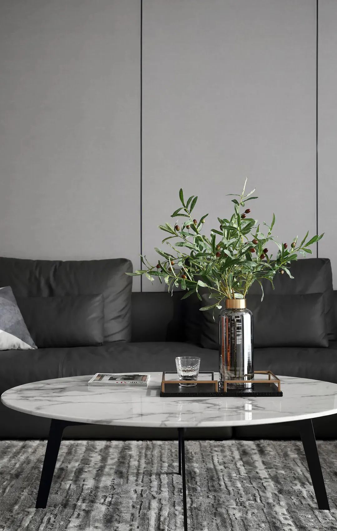 吧台设计效果图客厅到餐厅的隔断,客餐厅吧台隔断柜简约现代