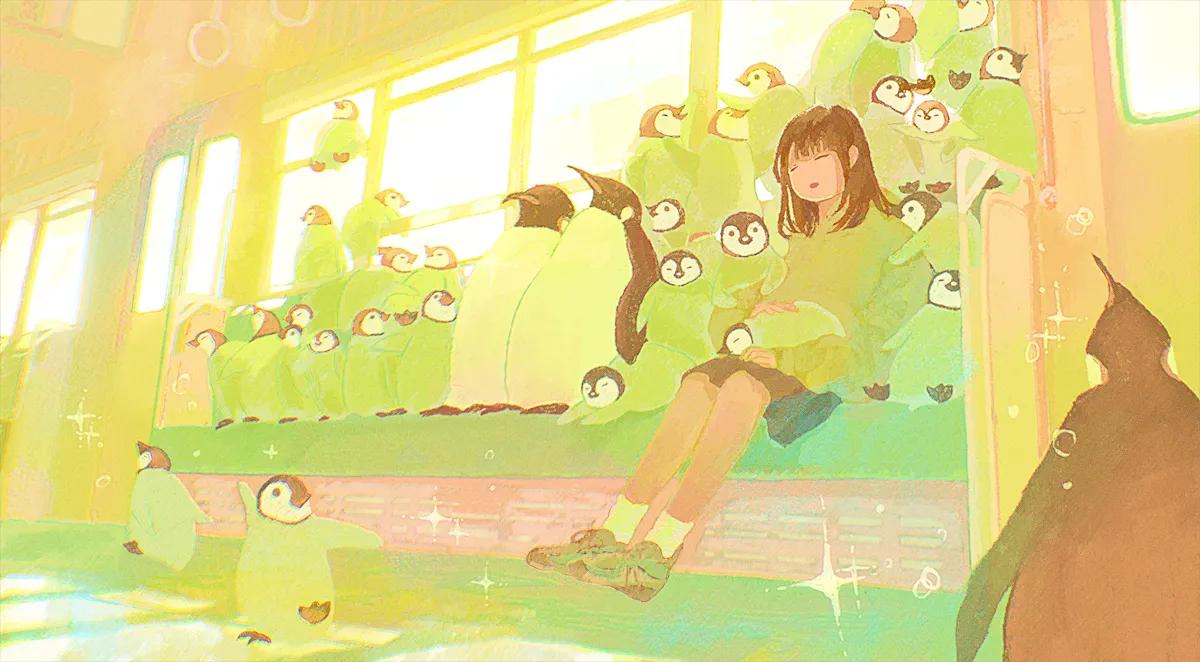 治愈风格壁纸,壁纸女生治愈可爱油画