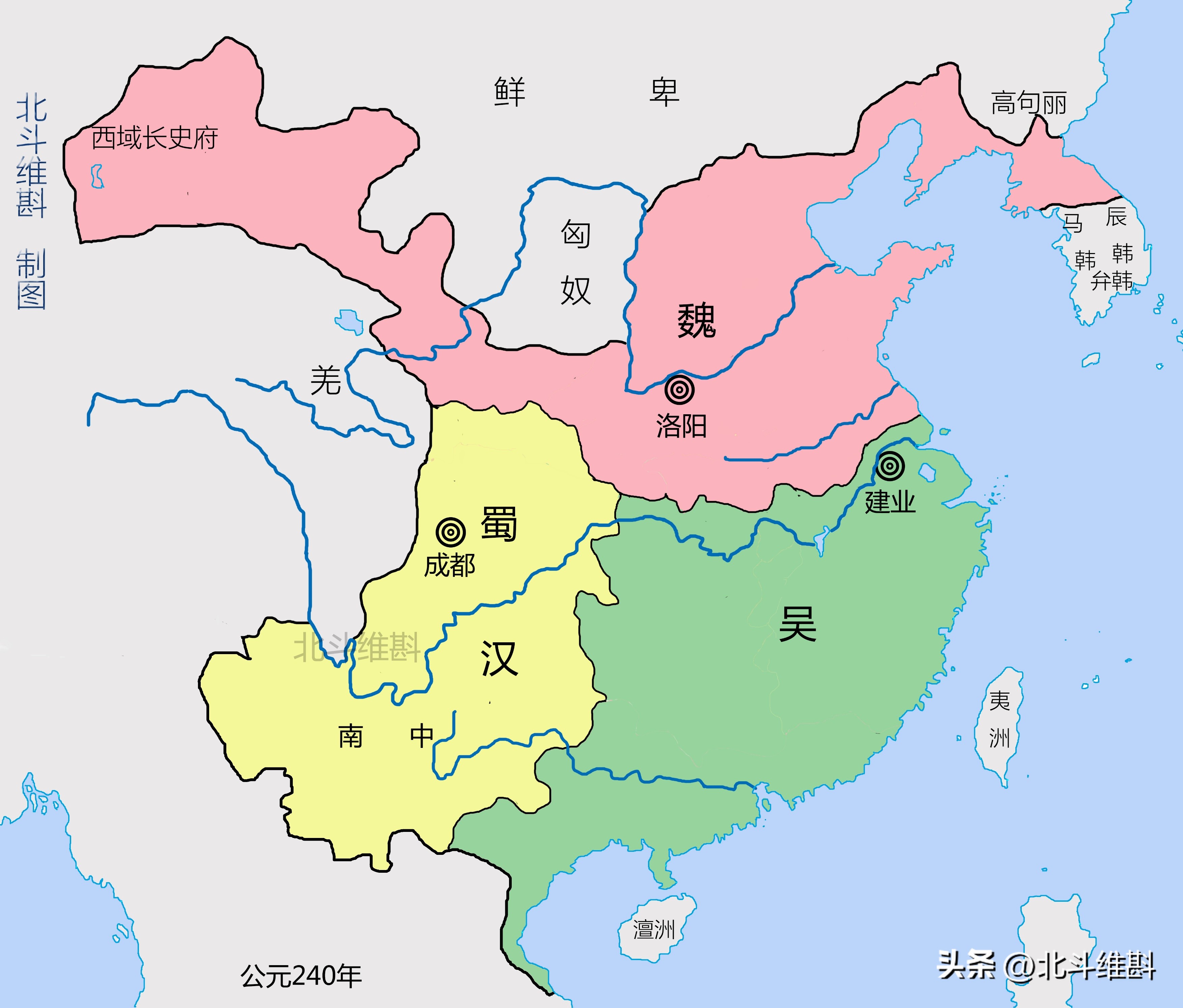 从秦朝到南北朝的世界格局演变：中国在西汉中期成功登顶世界第一