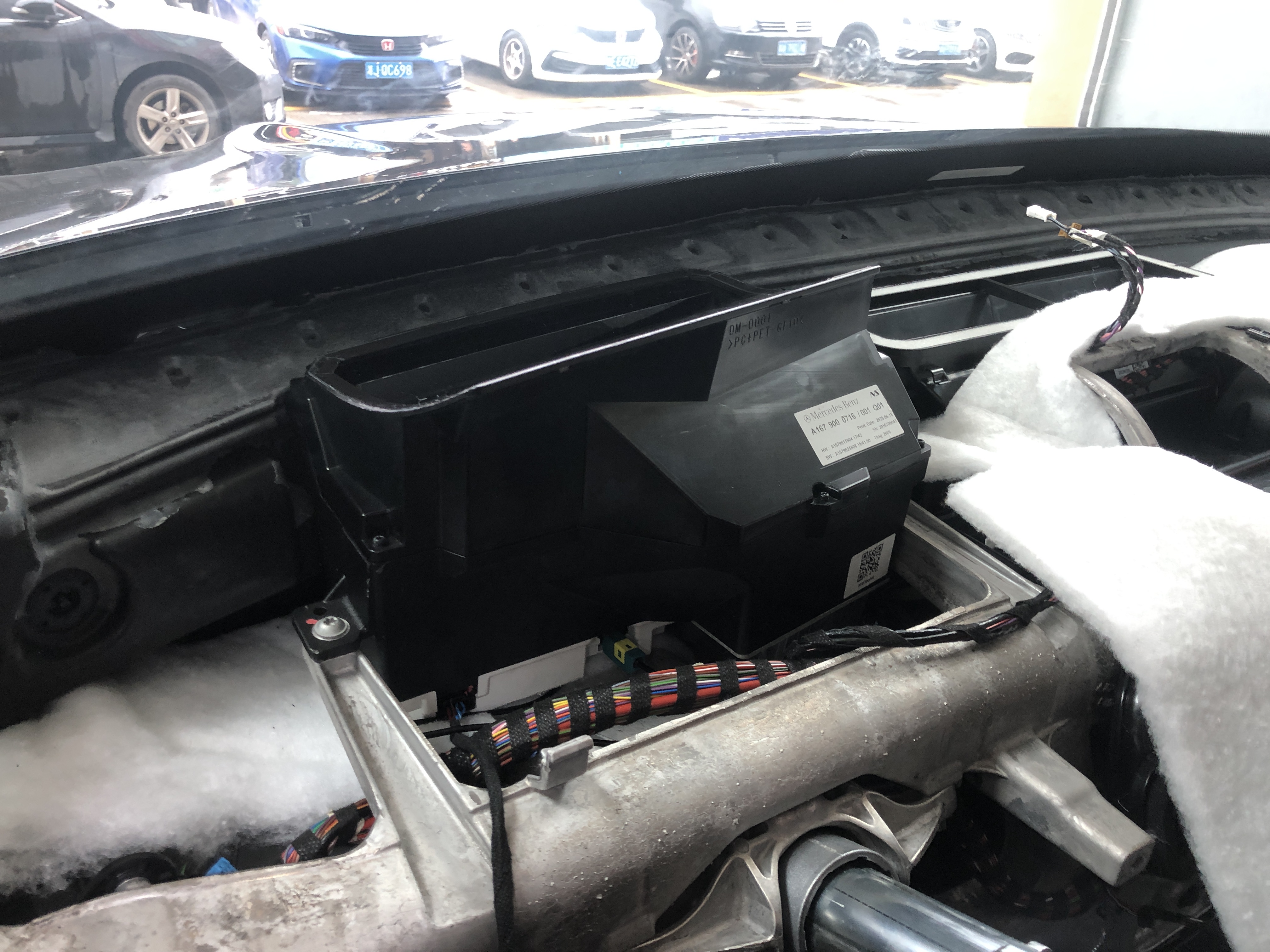 奔驰amggle53车辆功能按键讲解,gle53amg2024款抬头显示功能